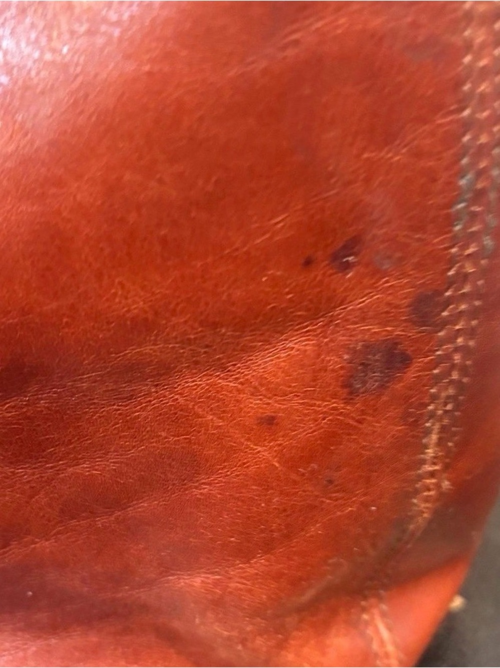 Vintage 90s Brahmin Brown Leather Handbag/Satchel - Picture 2 of 11